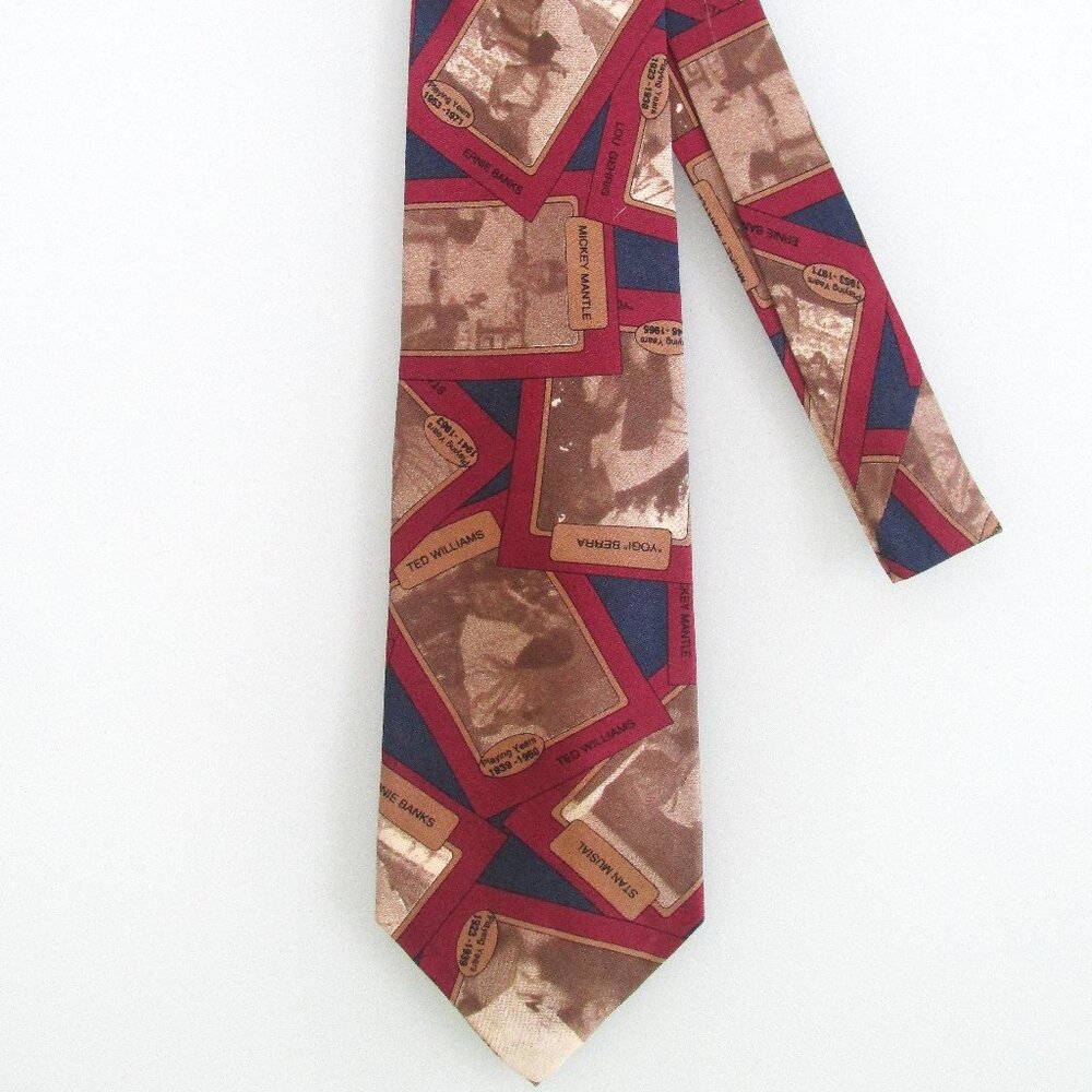 Ferrell Reed  "Baseball's Greats" Men's Silk Tie